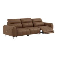  顾家家居 KUKA  90.YG.6312 意式电动沙发 三人位左电动 棕色