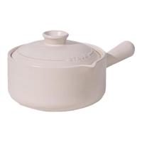 staub 珐宝 1029159 砂锅(18cm、1.3L、陶瓷、稻米白)