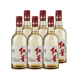 红星 二锅头大曲酿 清香型白酒纯粮 52度500ml*6瓶整箱装纯粮 中秋送礼