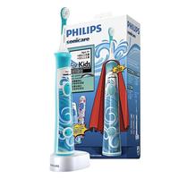 PHILIPS 飞利浦 Sonicare for Kids儿童护齿系列 HX6322/04 儿童电动牙刷 蓝色 蓝牙款