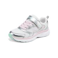 SKECHERS斯凯奇 女童魔术贴运动鞋 乳白色 31码