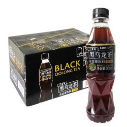 三得利 无糖茶黑乌龙茶高浓度茶多酚茶饮料 350ml*24瓶