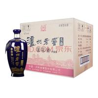 泸州老窖 头曲 蓝花瓷 升级版 52%vol 浓香型白酒 1000ml*6瓶 整箱装