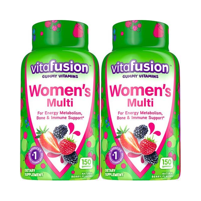 vitafusion 复合维生素叶酸补锌片b12元气营养软糖 150粒