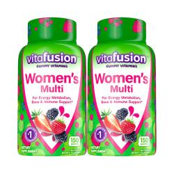 vitafusion 复合维生素叶酸补锌片b12元气营养软糖 150粒