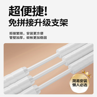 Glen SaxonA类家用婴儿防摔坐床围栏蚊帐双开门150*200cm 熊猫【加密网眼】