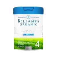 BELLAMY'S 贝拉米 A2系列 白金版 有机儿童奶粉 澳版 4段 800g