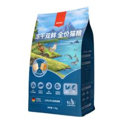 顽皮 冻干三文鱼双拼全阶段猫粮 1.5kg