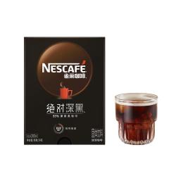 雀巢 绝对深黑咖啡 54g 30条*1盒