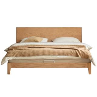 源氏木语 月兮 实木床 1.5*2.0m