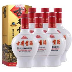 古井贡酒 浓香型白酒六角贡45度500ml×6瓶原厂整箱过节送礼纯粮酒