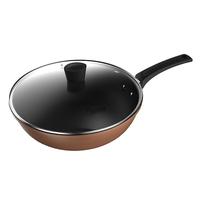 Midea 美的 MP-CL30T2 炒锅(30cm、不粘、有涂层、钛合金、香槟金)