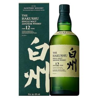 白州 12年 单一麦芽 日本威士忌 43%vol 700ml 无盒