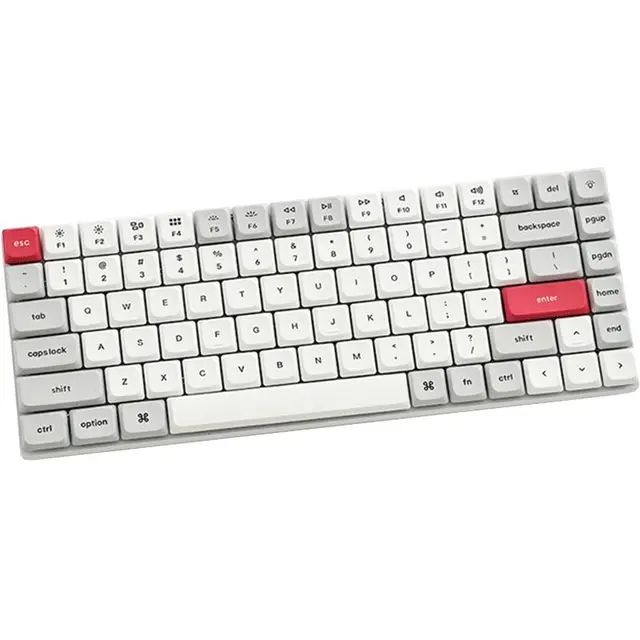 keychron K3-A2 84键 双模无线机械键盘 黑色 铝盖青轴 单光