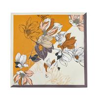 万事利 WENSLI真丝巾桑蚕丝绸方巾母亲节送妈生日礼物礼盒装玉兰赋