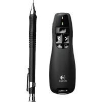 logitech 罗技 R400 激光翻页笔 红光 黑色