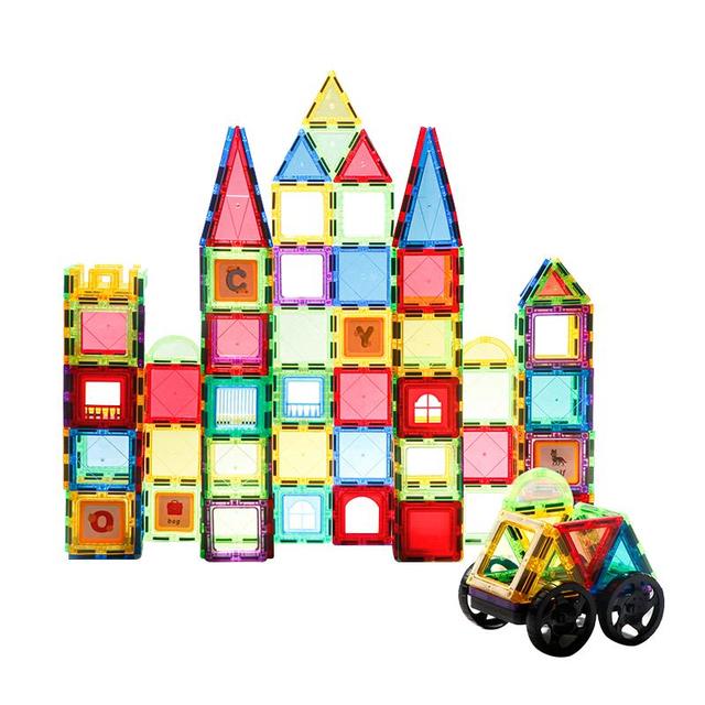 魔磁玩家 TJ-2042 磁力片积木 157片
