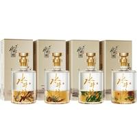 swellfun 水井坊 梅兰竹菊 52%vol 浓香型白酒 600ml*4瓶 礼盒装