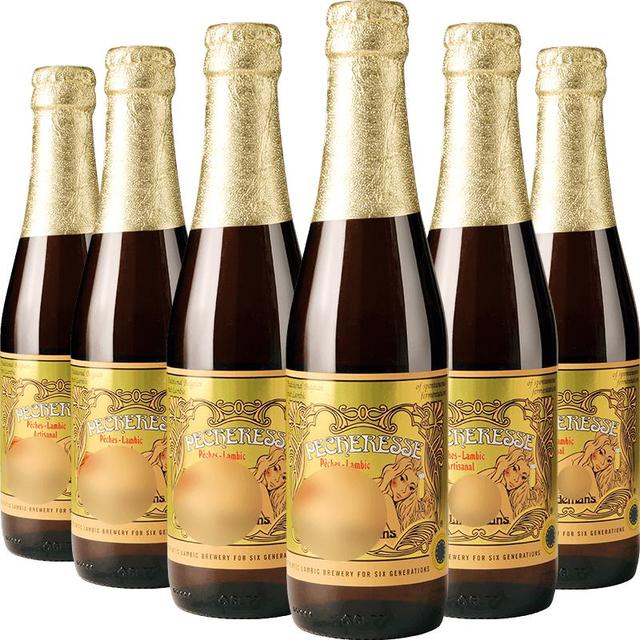 林德曼 桃子啤酒 兰比克 250ml*6瓶