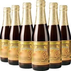 林德曼 桃子啤酒 250ml*6瓶 比利时进口