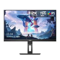 AOC 27英寸电脑显示器2K高清IPS家用办公100hz高刷电竞屏幕Q27P2U