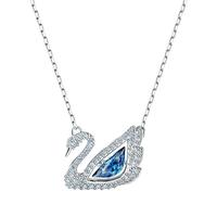 SWAROVSKI 施华洛世奇 经典天鹅系列 5533397 天鹅项链 38cm 蓝色