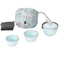 EDENUS 万仟堂 称心如意 茶具套装 4件套 粉青釉