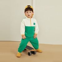 【2件套】迷你巴拉 MINI BALA 巴拉男女童长袖套装宝宝防静电摇粒绒卫衣长裤