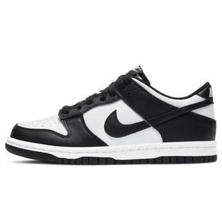 NIKE 耐克 Dunk Low (GS) 大童休闲运动鞋 CW1590-100 黑色/白色 37.5