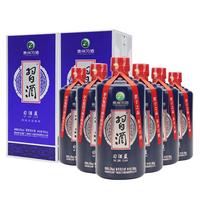 XIJIU 习酒 习酱·蓝 53%vol 酱香型白酒 500ml*6瓶 整箱装