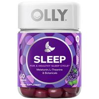 OLLY 褪黑素 睡眠自由罐 黑莓薄荷味 50粒