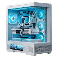 aigo 爱国者 星璨 岚屏显版 M-ATX机箱 白色