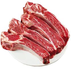 沃典  &阿根廷原切 &牛肋排 &净重3斤 带骨牛肉生鲜牛排骨牛肋骨新鲜炖煮食材