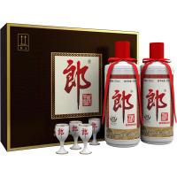 移动端、京东百亿补贴：郎酒 郎牌郎酒 53%vol 酱香型白酒 500ml*2瓶 礼盒装