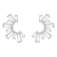 HEFANG Jewelry 何方珠宝 SNOWFLAKE雪花系列 HFG125135 冰凝925银耳钉