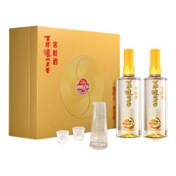泸州老窖窖龄60年52度500ml*2瓶浓香型白酒礼盒装 节日送礼