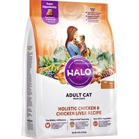 HALO 自然光环 健美体态系列 鸡肉成猫猫粮 4.54kg