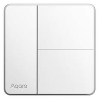 绿米 Aqara绿米智能开关 遥控开关 已接入米家/苹果HomeKit 卡农双键 初雪白