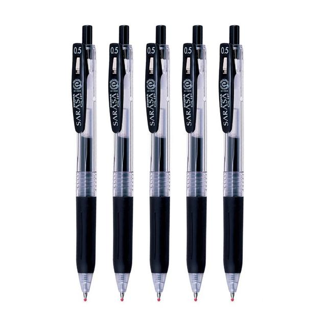 斑马牌 JJ15 按动中性笔 黑色 0.5mm 5支装