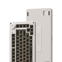 IQUNIX Super系列 ZONEX 75 81键 2.4G蓝牙 多模无线机械键盘 米杏白 璞玉轴 RGB