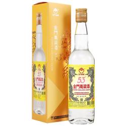 金门高粱酒 黄金龙 53%vol 清香型白酒 500ml 单瓶装