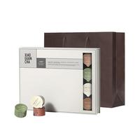 小罐茶 茶叶礼盒 莫兰迪 特级茉莉花茶  大红袍乌龙茶 4款茗茶拼装 4g24罐方形礼盒