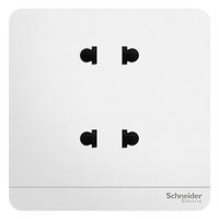Schneider Electric 施耐德电气 AvatarOn绎尚系列 E83426U2_WE_C1 四孔插座 镜瓷白