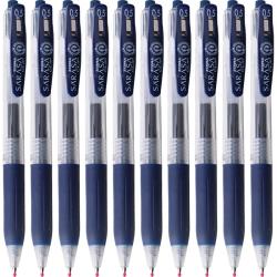 斑马牌 JJ15 按动中性笔 蓝黑色 0.5mm 10支装