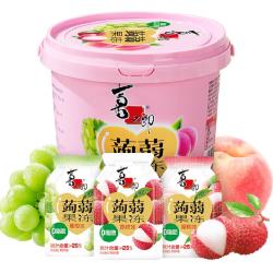 喜之郎 蒟蒻果冻20克x26包共520克一大桶 儿童休闲年货节零食新年送礼物