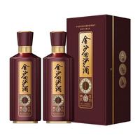 JINSHA 金沙 回沙酒 6年 53%vol 酱香型白酒 500ml*2瓶 双支装
