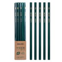 deli 得力 33312 六角杆铅笔 2B 10支装
