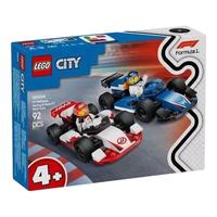 LEGO 乐高 城市系列 60464 F1威廉姆斯车队与哈斯车队赛车