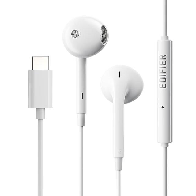 移动端、京东百亿补贴：漫步者 H180 Plus 半入耳式有线耳机 白色 3.5mm