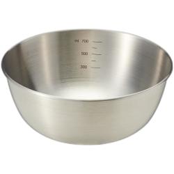 無印良品 MUJI 不锈钢盆 家用和面盆洗菜盆沙拉拌菜 直径16cm 高6.5cm 银色